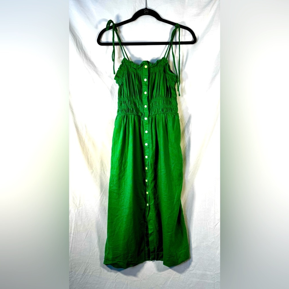 Universal Thread Green Sleeveless Button-Down Dre… - image 4